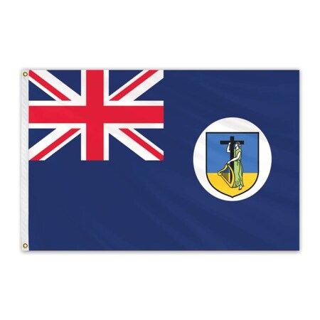 Montserrat Outdoor Nylon Flag 4'x6'